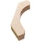 Ekena Millwork 3-inch W x 18-inch D x 24-inch H Legacy Rough Cedar Woodgrain TimberThane Knee Brace, Primed BRCUR03X18X24LECRCPR - alternate 2